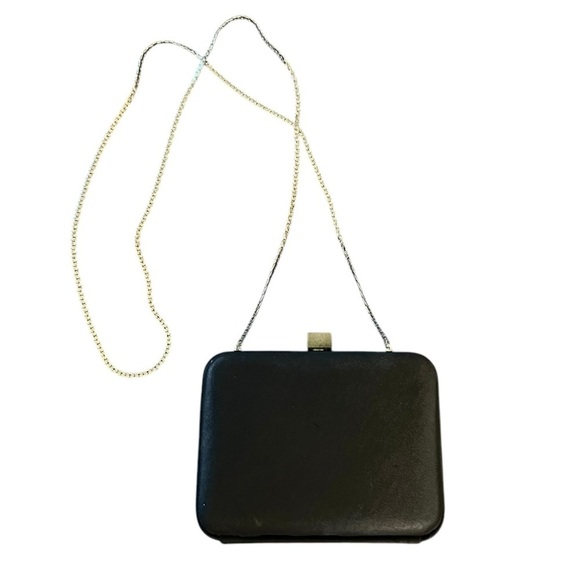 ENZO ANGIOLINI Small Clutch Hard Shell Purse Chain Strap - Picture 4 of 12